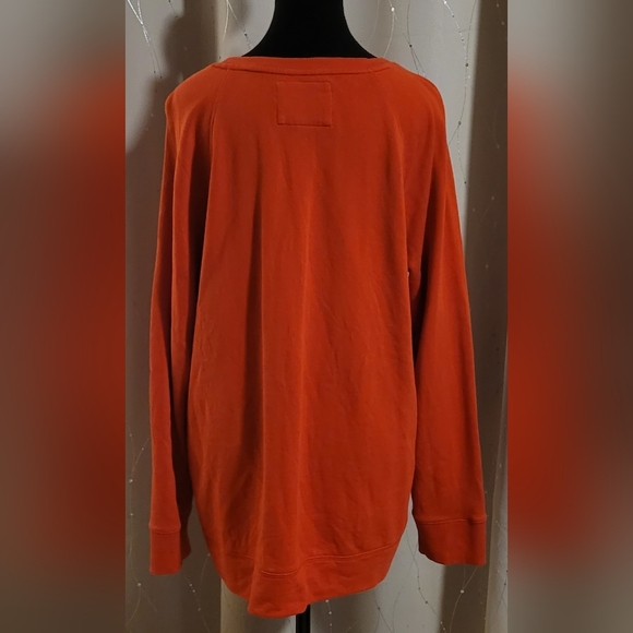 ​Lilly Pulitzer Luxletic Beach Comber Pullover Ruby Red Gold Zips Size XL - Picture 3 of 15